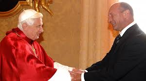 basescu vs papa benedict al XVI-lea