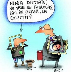 Galeriile de artă din sufrageria parlamentarilor